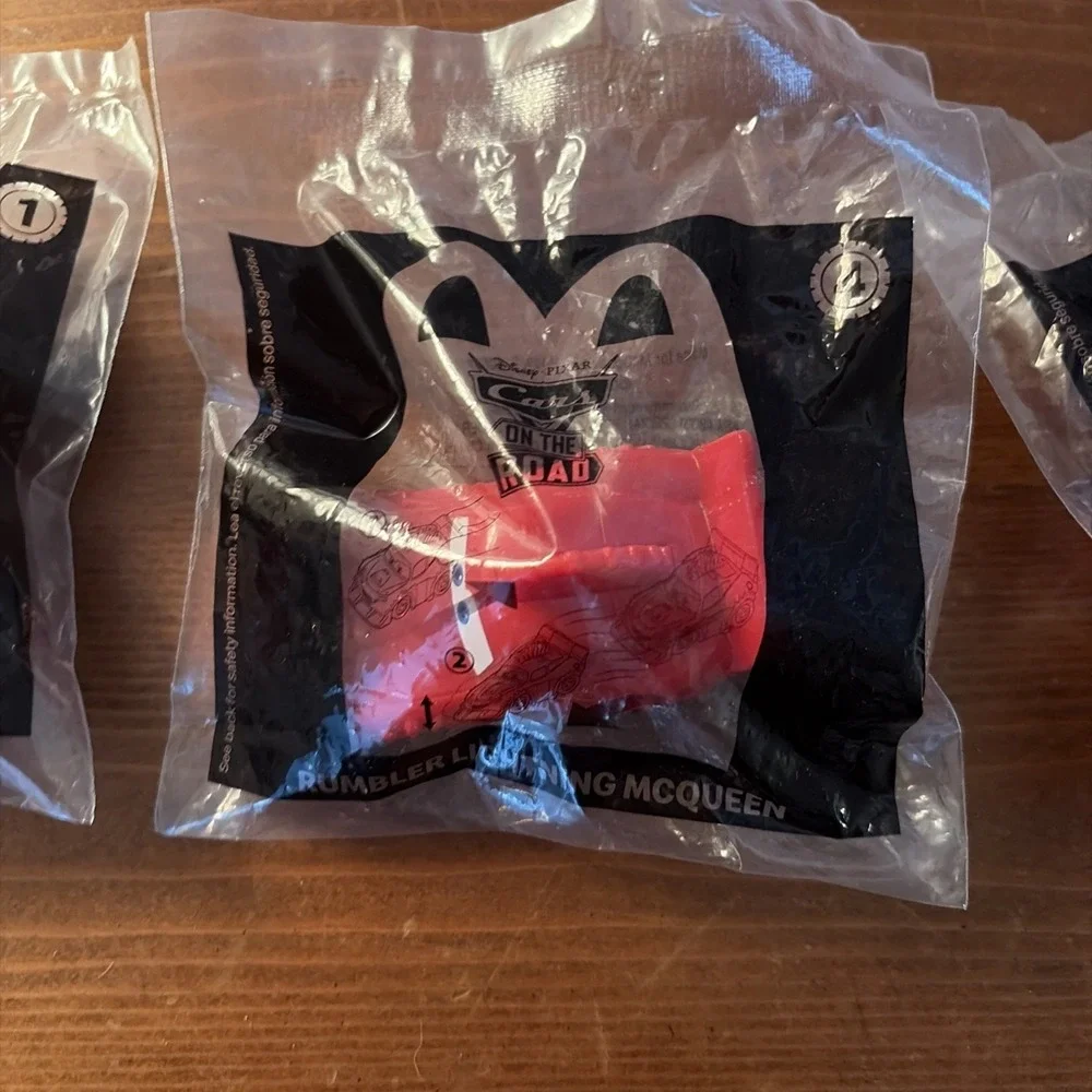 Lot of 3 Disney Pixar Cars On The Road McDonalds‎ Happy Meal 2022 Sealed #1,4,7